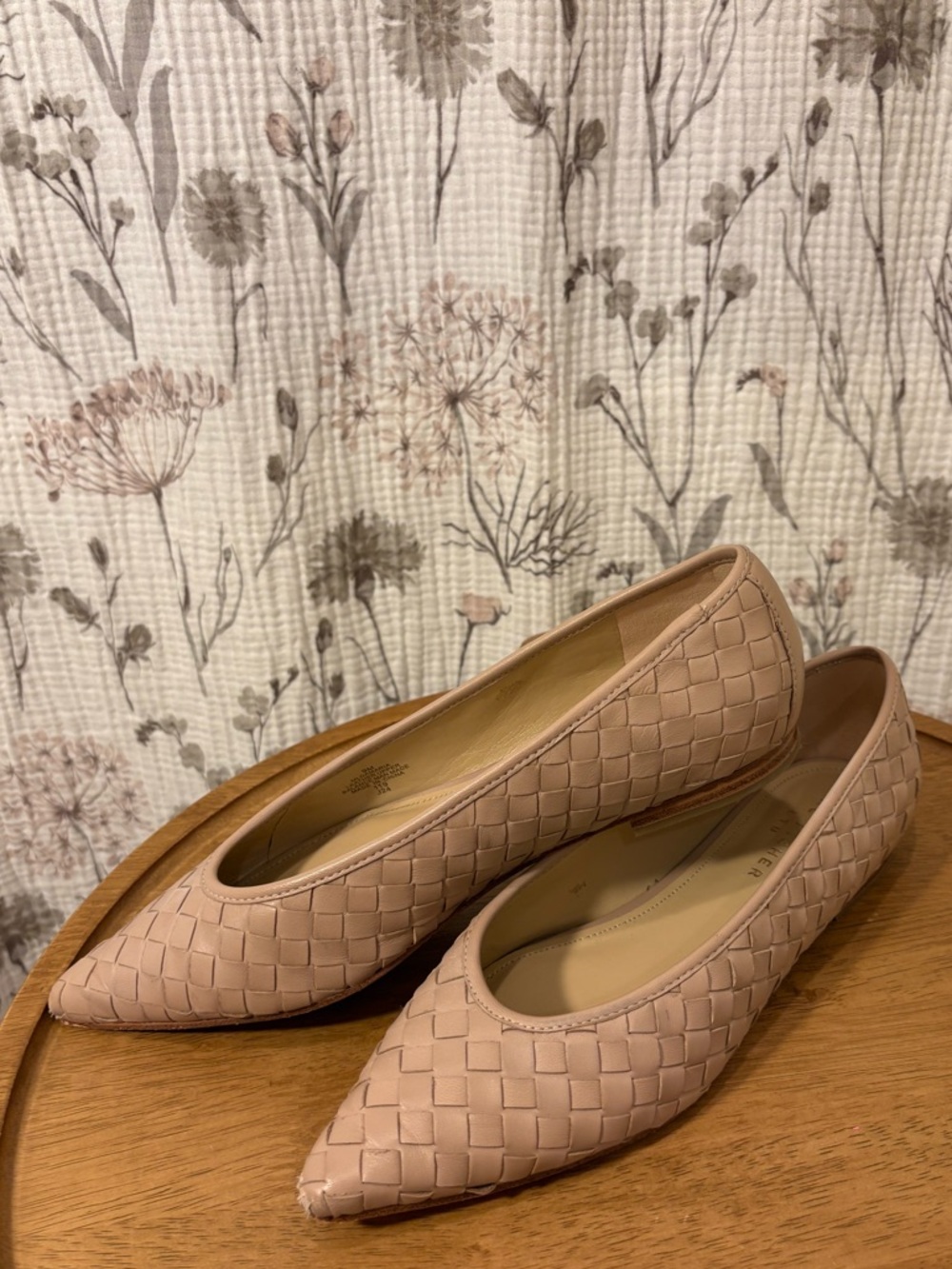 Marc Fisher Woven Leather Flats